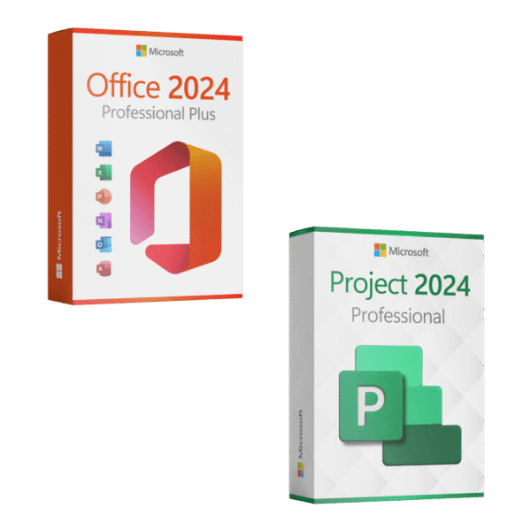 Microsoft Office 2024 Professional Plus + Microsoft Project 2024 Professional für 3 PC