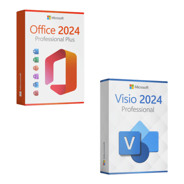Microsoft Office 2024 Professional Plus + Microsoft Visio 2024 Professional für 3 PC