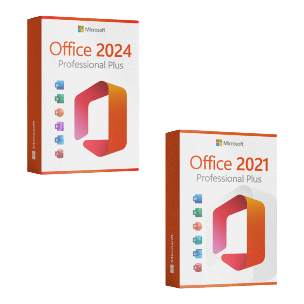 Microsoft Office 2024 Professional Plus + Microsoft Office 2021 Professional Plus Lizenz für 3 PC