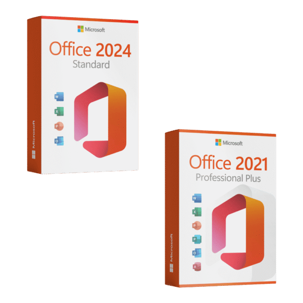 Microsoft Office 2024 Standard + Microsoft Office 2021 Professional Plus für 3 PC