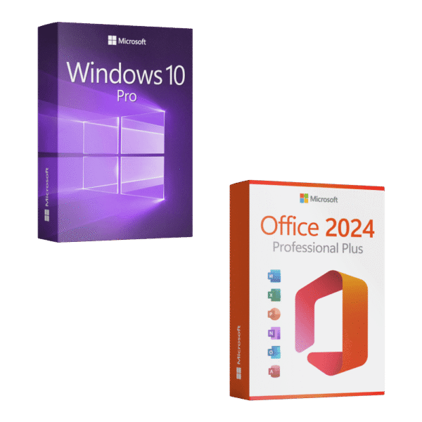Microsoft Office 2024 Professional Plus + Windows 10 Pro für 3 PC